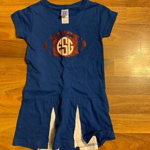Monogram cheer dress (size 4)